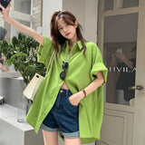Elegant and Youth Woman Blouses Oversize Shirts Woman Summer Women's Clothing Spring 2023 Short Hand Shirt Youth