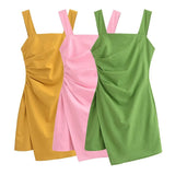 New Spring Style Retro Dress With A Skinny