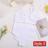 Underwear Set Women Seamless Bra Set Wireless Bra Sexy High Waisted Female Underpants Comfortable Basic Bralette