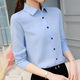 Daifei 2023 Spring / Summer New Korean Version Of Slimming, Large Size, Bottom Fashion Shirt, Long-Sleeved