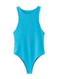 summer solid sexy bodycon women bodysuits female 4 color green slim casual bodysuit chic lady club short playsuits