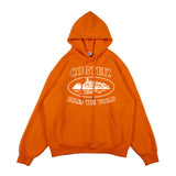 Graffiti Edig Dress Men's Clothing | 2025 Autumn And Winter Plus Thick Hooded Solid Coat Hoodie Hoodie
