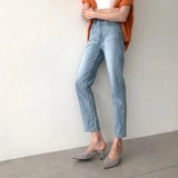 Pants Vintage High Waist Jeans Women Slim Style Pencil Jean High Quality Denim Pants Vaqueros