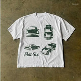 Street Summer T-Shirt Applesauce Print Punk Gothic Kawayi Top Short-Sleeved Y2k Korean
