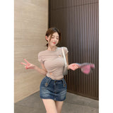 Price Early Summer Love Diary Ghost Horse Girl Very Special Love Hollow Thin Short-Sleeved