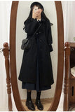 Woolen Coat Women's New Korean Version Of Black Medium-Length Tweed Coat Is Popular To Thicken Autumn And