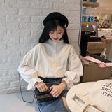 Blouse Women Shirts Long Sleeve Kawaii Korean Fashion Womens Tops and Blouses Ladies Elegant Casual Slim Harajuku