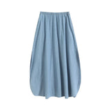New French Short Version V-Collar Shirt A-Shaped Skirt Pull-Rope Straight