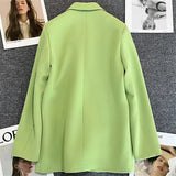 Zingj Purple Small Suit Jacket Female 2024 Spring And Autumn New Korean Version Web Celebrity Temperament Small Casual