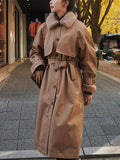 Women Cotton Padded Parkas Coat Female Turn Down Collar Mujer Thick Warm Jacket Liner Fashion