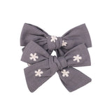 2021 New Cotton Linen Print Hair Clips For Cute Baby Girls BB Boutique Hairpins Barrette Headwear Kids Hair