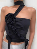 Floral Embellish Bandeau Top-Outfit