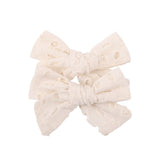 2021 New Cotton Linen Print Hair Clips For Cute Baby Girls BB Boutique Hairpins Barrette Headwear Kids Hair
