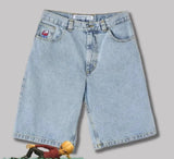 Y2K Bigboy Shortformen Street Clothing Embroidered