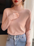 Zingj Milk Sweater Women Wear Semi-High Collar Knitted Bottomed Sweater In Autumn And Winter, A New 2023 Soft Top