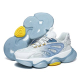 Sneakers Outdoor Breathable Running Shoes High Quality Walking Cushioning Chunky Shoes Comfortable No-slip Jogging