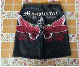 Trend Of Spring And Autumn Street Dark Gotham Haircut Printed Jeans Loose Personality Wide-Legged
