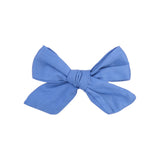 Flower Cotton Hair Bows With Clip For Baby Girls Plaid Boutique Hair Clips Hairgrip Barrettes Headwear Hair