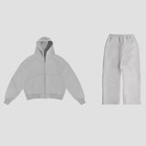 Simple Couple Fashion Hoodie Sweatshirt Solid Color 2207 Coat 2207-1