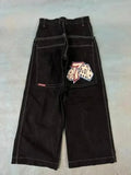 Year's Popular Style Graphics Jeans Y2K Hip-Hop Loose Jeans For Men And Women