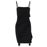 Zingj Women's Wear 2024 Summer Autumn New Women's Wear Sexy Flounce Splicing With Breast
