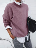Collar Long Sleeve Fake Two Pieces
