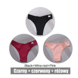 Sexy Women's Panties Cotton Brazilian Underwear Women V Waist Women's Thong Female Underpants Intimate Lingerie