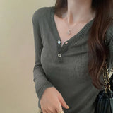 Long Sleeves, Slightly Penetrating Top Girl Autumn, New Korean Style Minority Loose Pullover Sweater