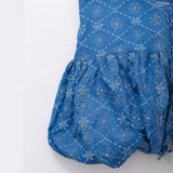 Spring Hollowed-Out Embroidered Mini Suspender Dress