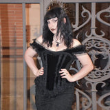Autumn New Hot Girls Sexy Vest Dark Style Slim Suede Lace