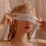 Zingj Sex Accessories Eye Mask Lace Temptation Role Playing Uniform Underwear With Hair