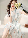 High-End Fairy Dress Women's Summer 2025 New Super Fairy Princess Dress Holiday Style Beautiful Long