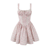 New Spring Style Printed Pleated Slim Mini Sling