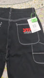 Street Hip-Hop Embroidered Jeans Men's Summer Tide Brand Straight Wide-Legged Casual
