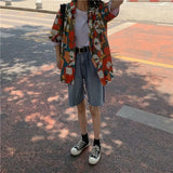 Chiffon Blouse for Women Women's Summer Tops 2024 Boho Clothing Korean Style Beach Shirt Elegant Social Women's
