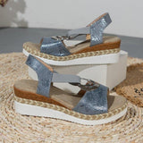 Women's Shoes Sandals 2025 Summer New Flat Bottom Slope And Fish Mouth Casual Women's Sandals