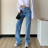 Loose High Waist Skinny White JeansOutfit