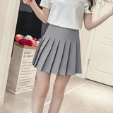 Zingj Skirt Spring And Summer Female 2024 New Student Korean Version Short Style Slim Skirt High Waist Short Skirt Female Student Skirt