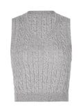 Twist Sweater Vest- Outfit