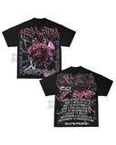 Pattern Retro Style Original Gothic Hip Hop Animation Printing Oversized T-Shirt Loose Casual Short Sleeves For Men And
