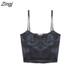 Women Tie Dye Long Sleeve Ladies Spring Loose High Street Stylish Thin Leisure Minimalist Harajuku Ins Comfortable