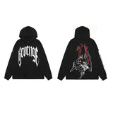 Brand Sweater Keel Smoke Couple Skull Men And Women Loose High Street Pure Cotton