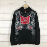 Zipper Hoodie Vintage Street Hip-Hop Loose Printing Spring And Autumn