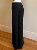 vintage high waist flared straight leg