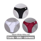 Sexy Women's Panties Cotton Brazilian Underwear Women V Waist Women's Thong Female Underpants Intimate Lingerie