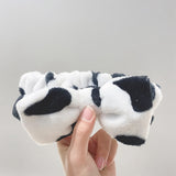 New OMG Letter Coral Fleece Wash Face Bow Hairbands For Women Girls Headbands Headwear Hair Bands Turban Hair