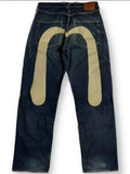 Hip Hop Sells Straight Jeans Retro Street Lovers Print High Street Men's Punk