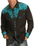 Turn-down Collar Mens Shirt New Patchwork Long Sleeve Cardigan Tops Men Spring Casual Loose Button-up Shirts