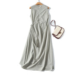 New French Style Sleeveless Dress In