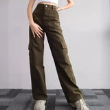 New Jump Casual Trousers Mid-Rise Three-Dimensional Pocket Trousers Waist-Up